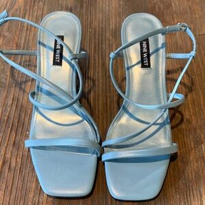 Nine West kitten heel strappy sandal